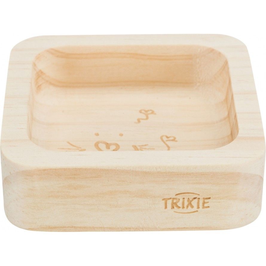 TRIXIE - Wooden Rodent Bowl 60ml