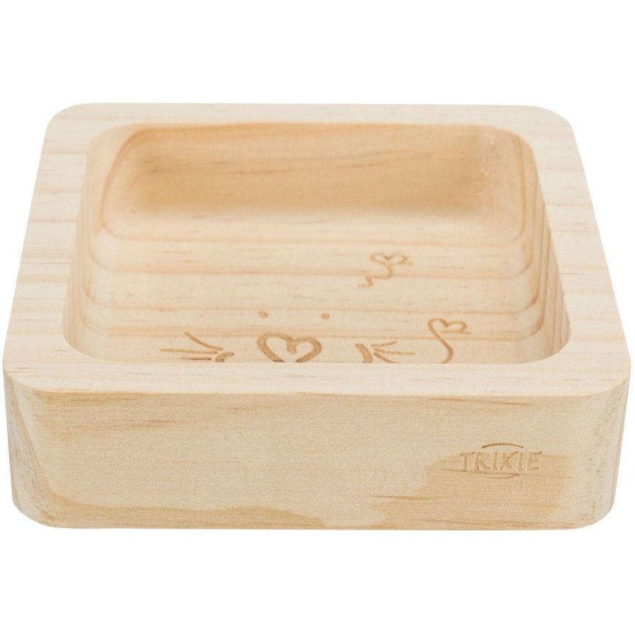 TRIXIE - Cuenco de Madera para Roedores 180ml TRIXIE - Cuenco de Madera para Roedores 180ml