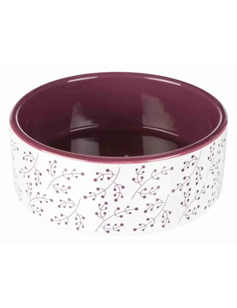 TRIXIE - Ciotola in Ceramica Motivo Floreale 300ml