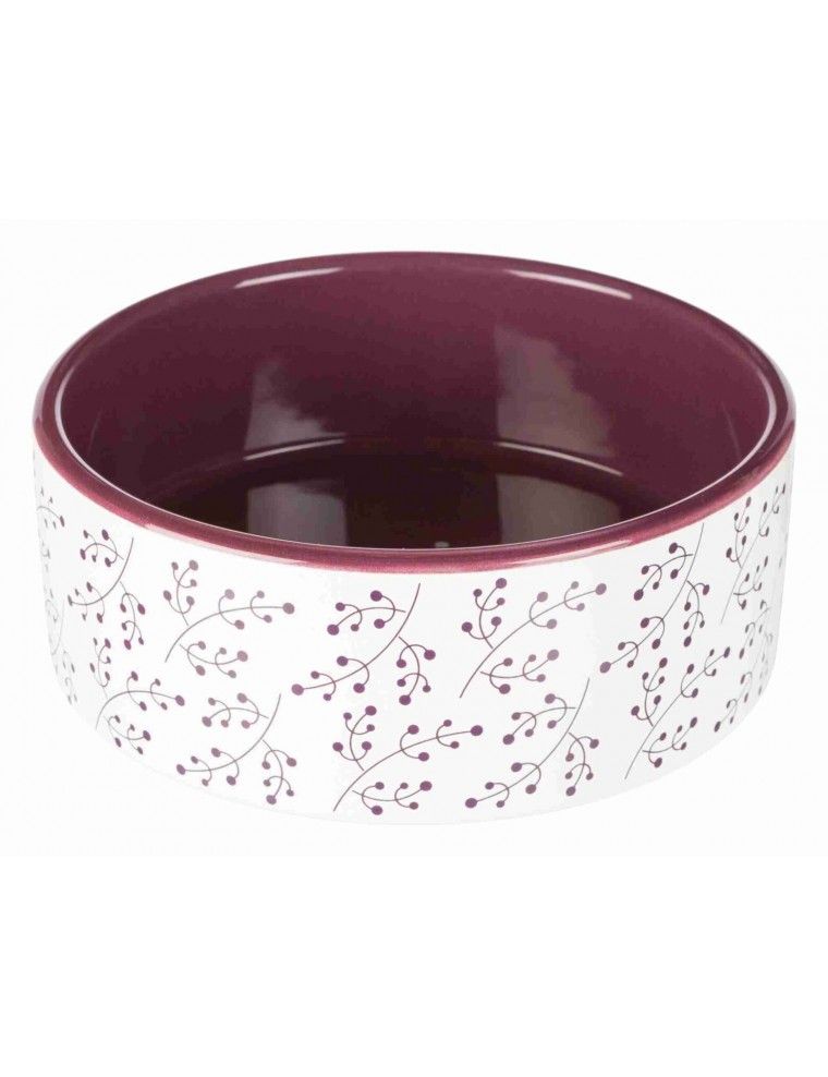 TRIXIE - Taça Cerâmica Padrão Floral 300ml