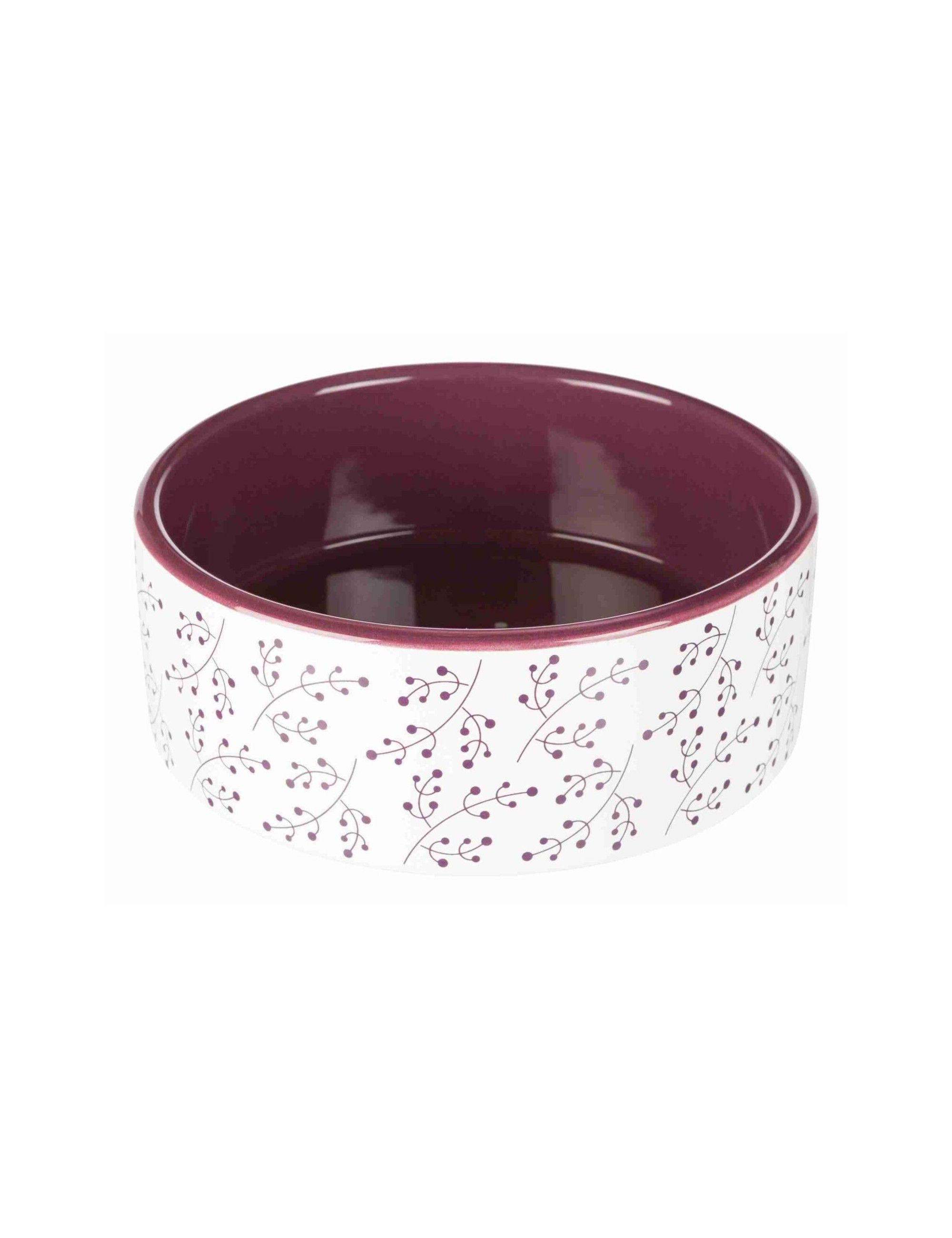 TRIXIE - Cuenco de cerámica con estampado floral 300ml