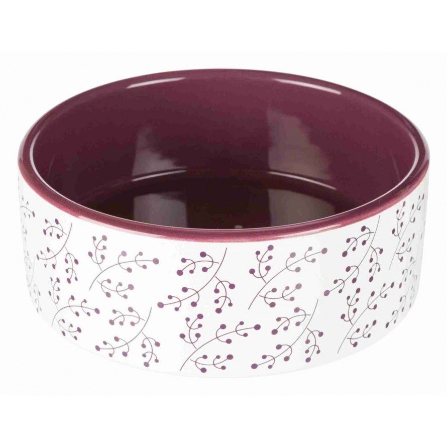 TRIXIE - Cuenco de cerámica con estampado floral 300ml