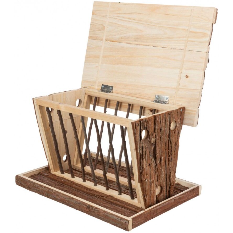 Rustic Hay Rack TRIXIE - Wooden hay rack