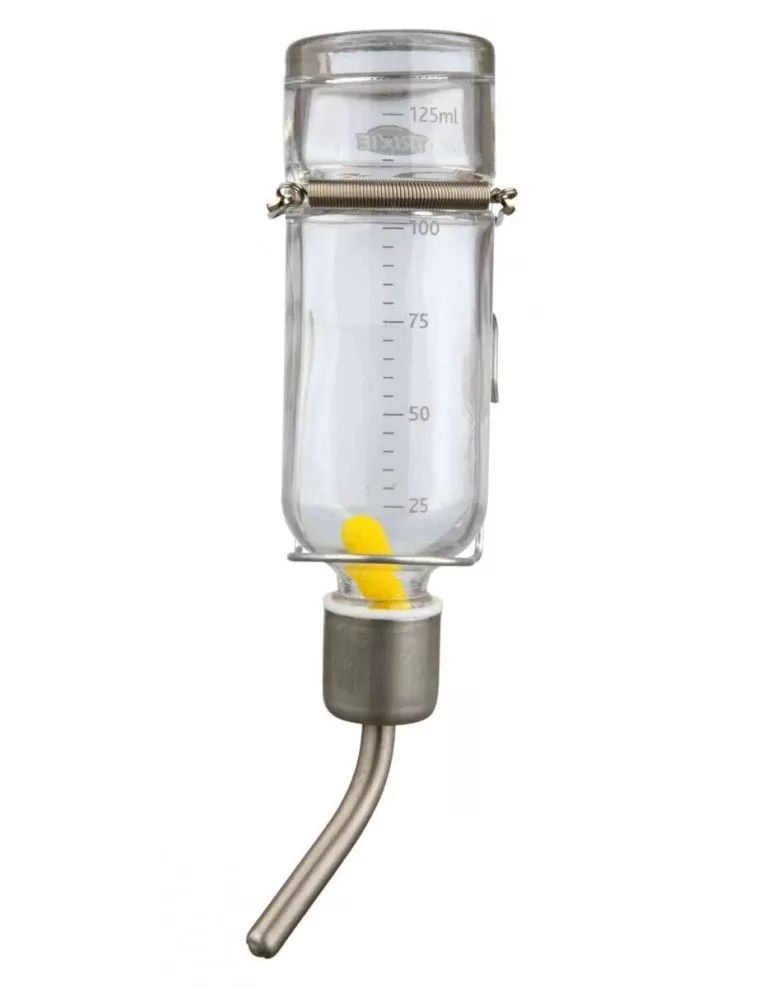 TRIXIE - Biberon en Verre pour Rongeurs 125ml