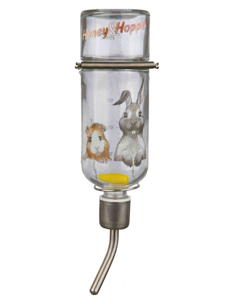 TRIXIE - “Honey & Hopper” Glass Baby Bottle