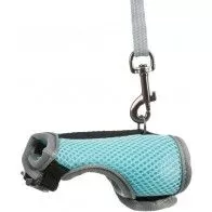 TRIXIE - Soft harness with blue leash TRIXIE - Soft harness with blue leash