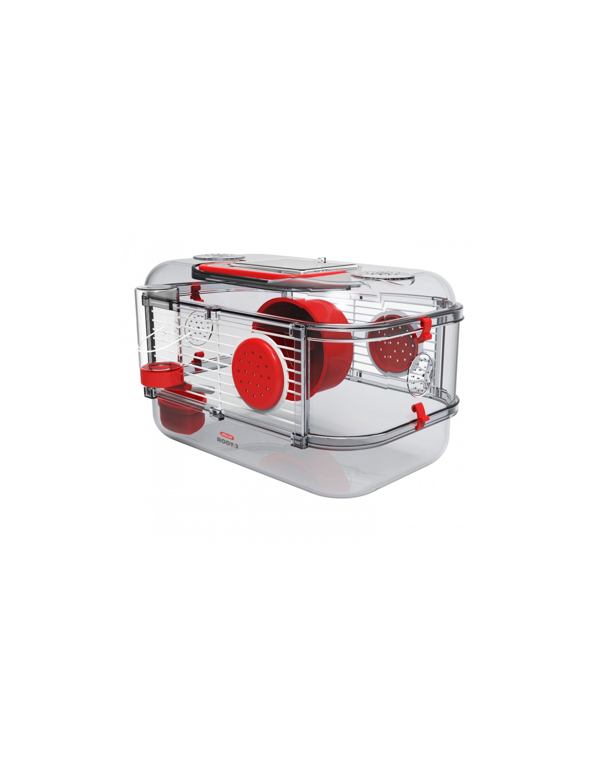ZOLUX - “Rody 3 mini” cage for small rodents red