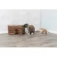 TRIXIE - Casita “Ila” con Conejo y Rejilla para Roedores