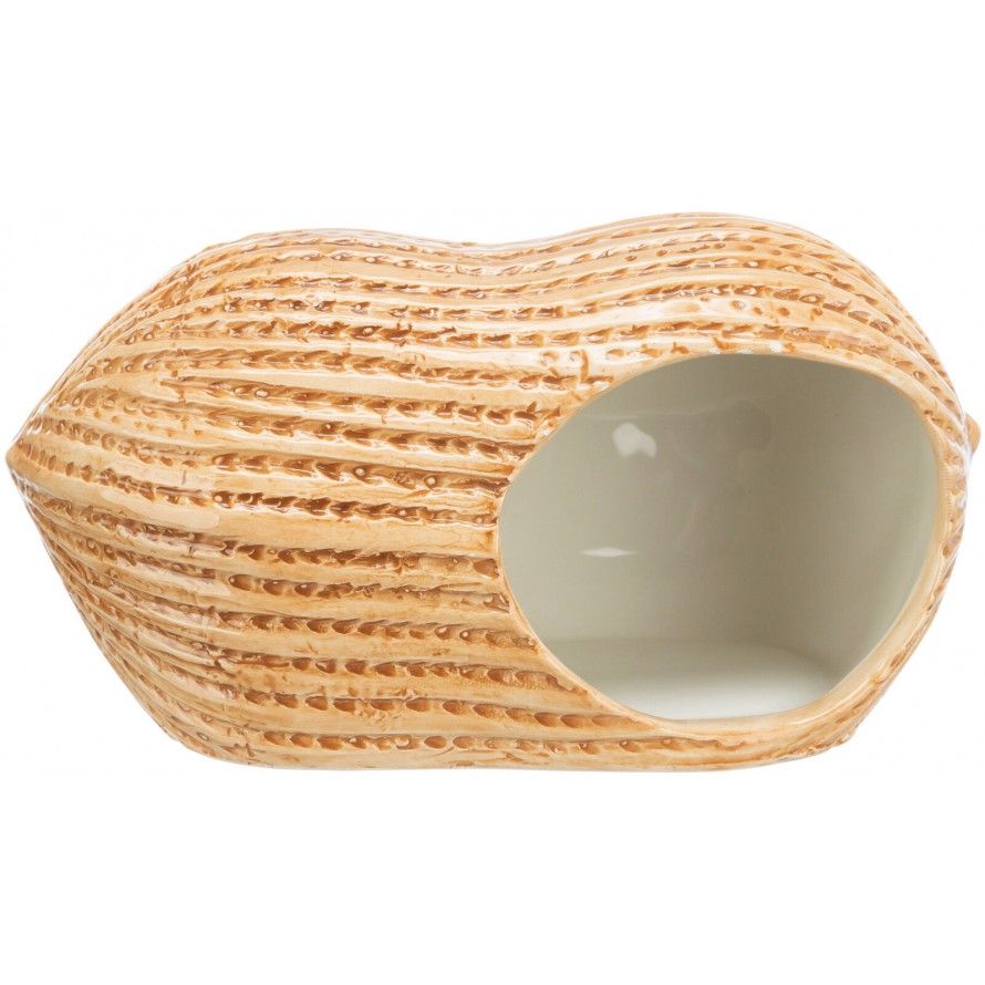 TRIXIE - Casa de cerâmica “Amendoim” para Hamsters e Ratos