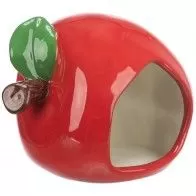 TRIXIE - Casita de cerámica “Manzana” para Hámsters y Ratones