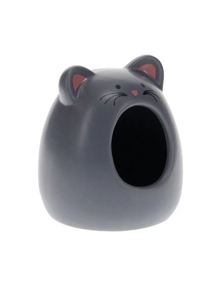 DUVO+ - Casa de cerâmica “Rato” para Hamsters e Ratos