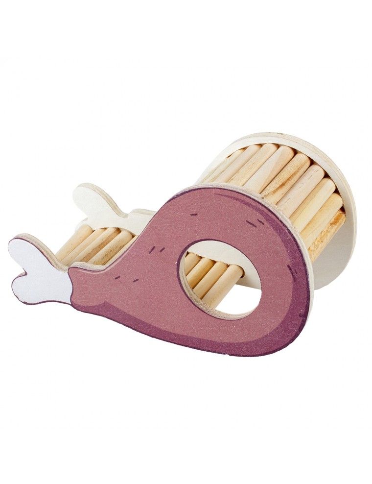 DUVO+ - Casetta in legno "Coscia" per Piccoli Roditori