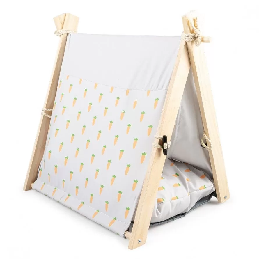 DUVO+ – Gemütliches Tipi für Kaninchen und Nagetiere DUVO+ – Gemütliches Tipi für Kaninchen und Nagetiere