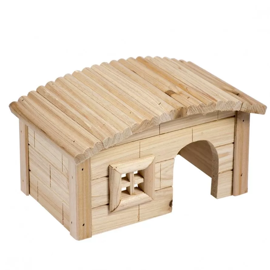 DUVO+ - Casetta in Legno per Criceti e Topi DUVO+ - Casetta in Legno per Criceti e Topi
