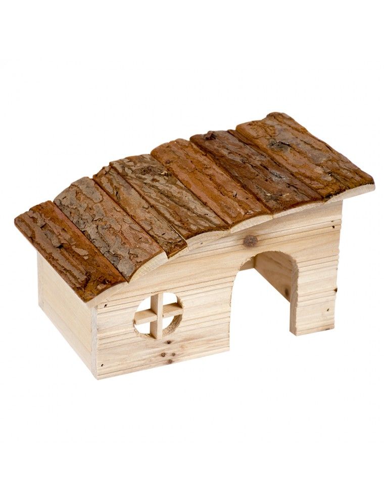DUVO+ - Small Wooden House for Hamsters and Mice