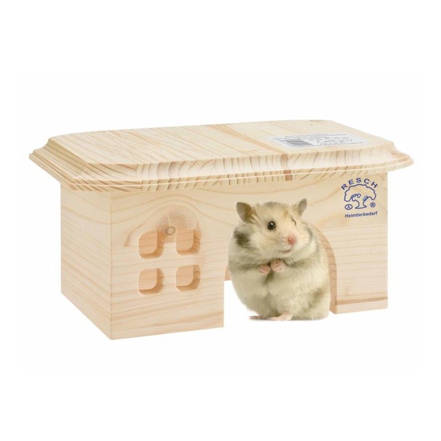 RESCH - Casa de madera maciza para roedores