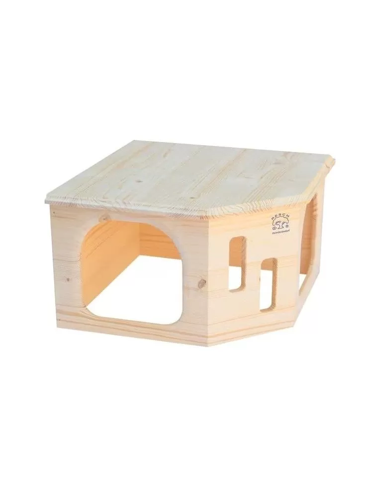 RESCH – Großes Eckhaus für Kaninchen und Meerschweinchen