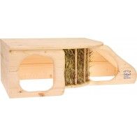 RESCH - Cave with rack for dwarf rabbit and guinea pig