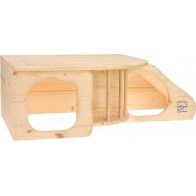 RESCH - Cave with rack for dwarf rabbit and guinea pig