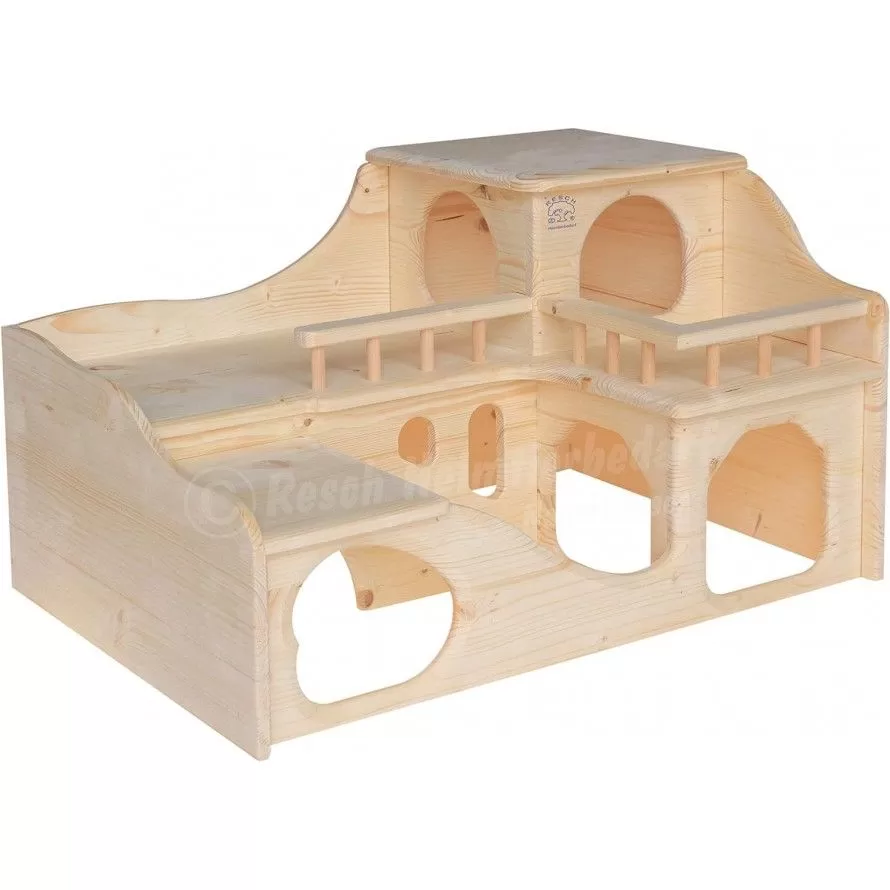RESCH - Château en Bois pour Cochon d'Inde RESCH - Château en Bois pour Cochon d'Inde