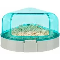 TRIXIE - Bac à litière d'angle avec Toit