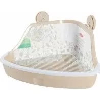 ZOLUX - Arenero de esquina beige para Conejos y Roedores ZOLUX - Arenero de esquina beige para Conejos y Roedores