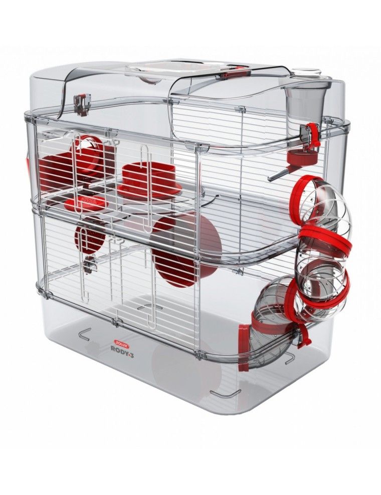 ZOLUX - Käfig „Rody 3 Duo“ für kleine Nagetiere