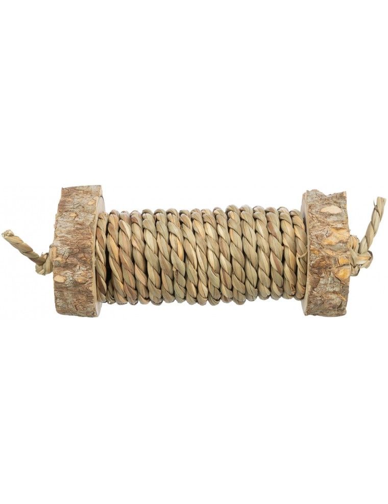 TRIXIE - Jouet Rouleau en Bois et Algues
