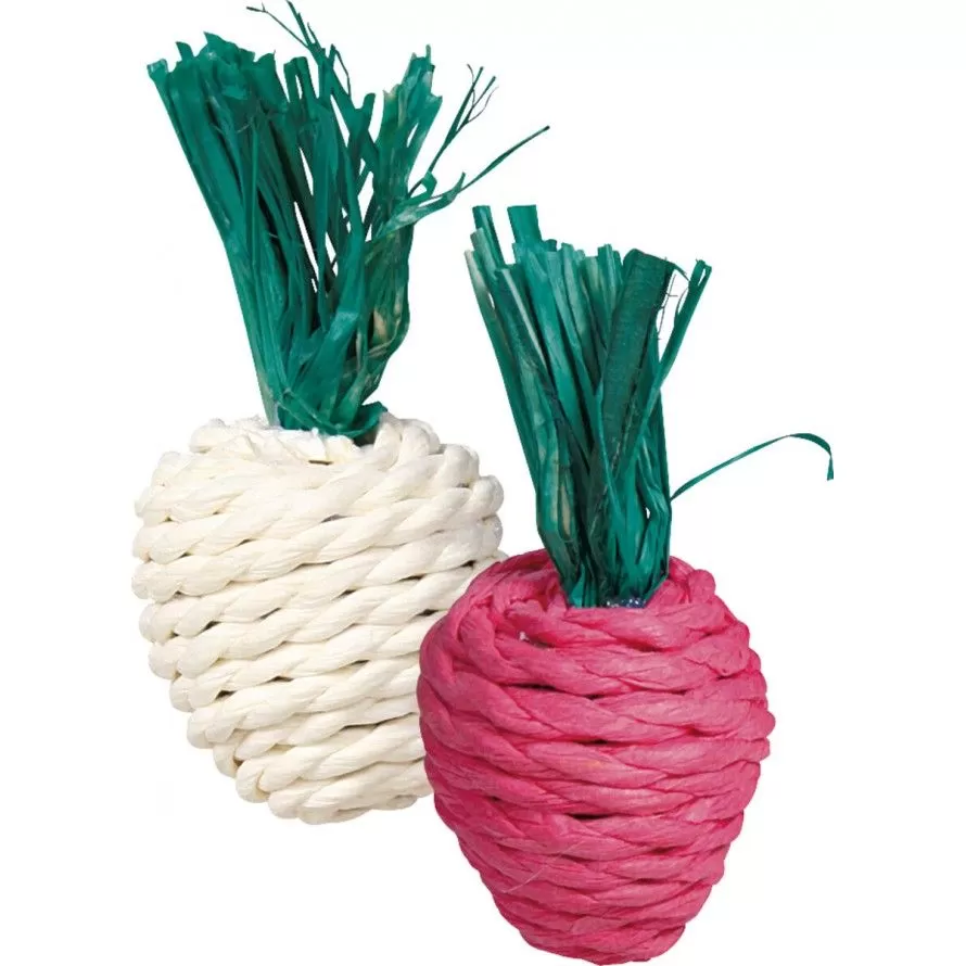 TRIXIE - Set di giocattoli con cannuccia Snack “Ravanello”. TRIXIE - Set di giocattoli con cannuccia Snack “Ravanello”.