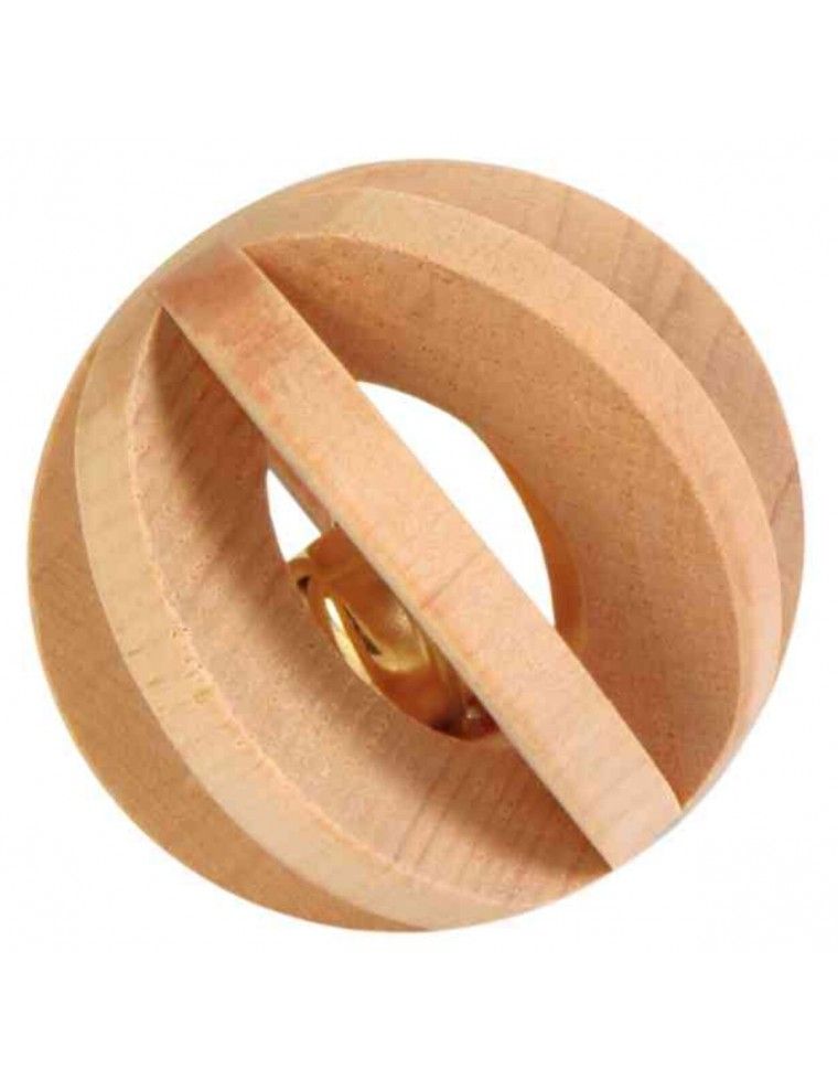 TRIXIE - Holzkugel mit Glocke