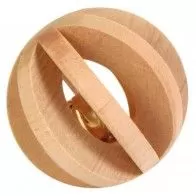 TRIXIE - Wooden Ball with Bell TRIXIE - Wooden Ball with Bell
