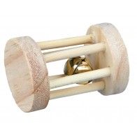 TRIXIE - Wooden roller with bell