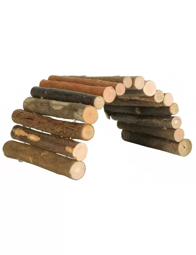 TRIXIE - Puente Flexible de Madera para Conejos y Roedores