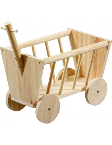 TRIXIE - Carretto per fieno in legno