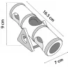 FLAMINGO - Tubo de Balanço para Hamster e Rato FLAMINGO - Tubo de Balanço para Hamster e Rato