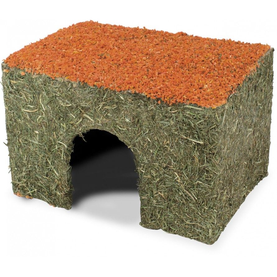 JR FARM - Hay House with Carrot for Rabbits and Rodents