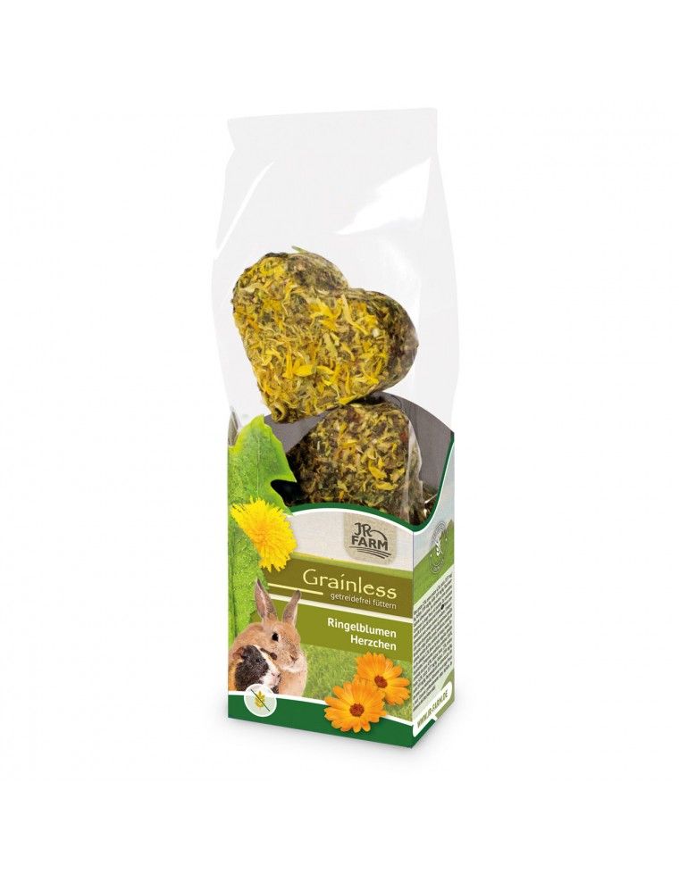 JR FARM – „Körnerlose“ Herzen mit Ringelblumen