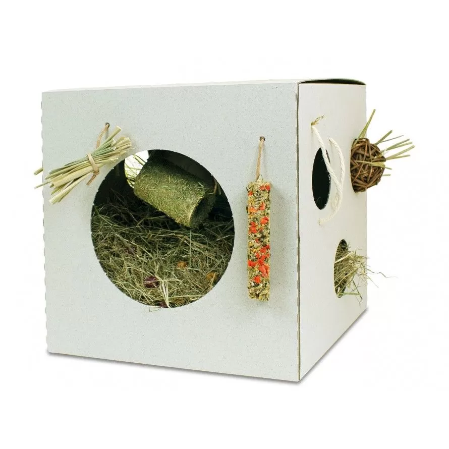 JR FARM - Active Box avec Foin et Friandises JR FARM - Active Box avec Foin et Friandises