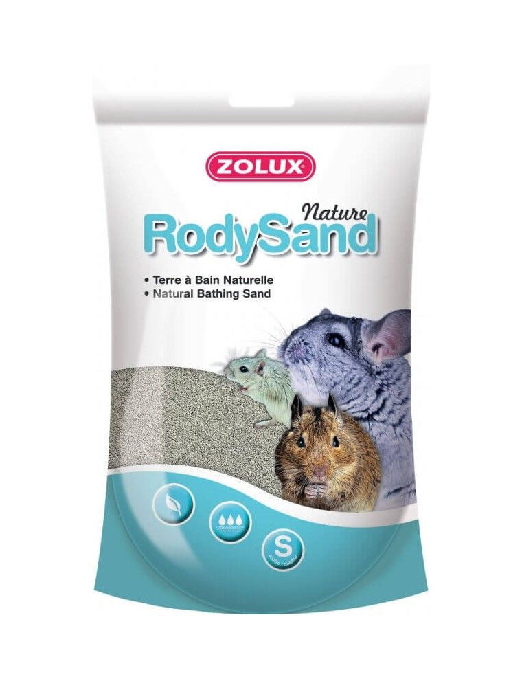 ZOLUX - “RodySand” Perfumed Bath Soil