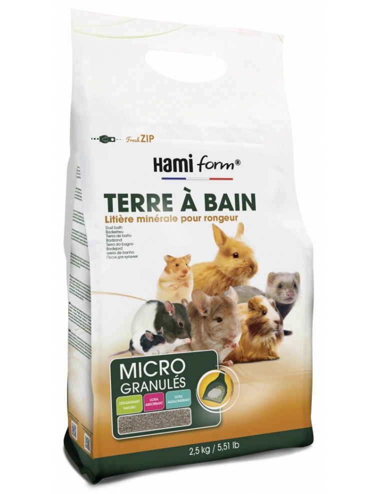 HAMIFORM - Terre à Bain pour Rongeurs