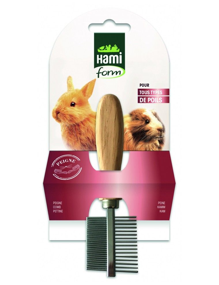HAMIFORM - Peine Doble para Conejos y Roedores