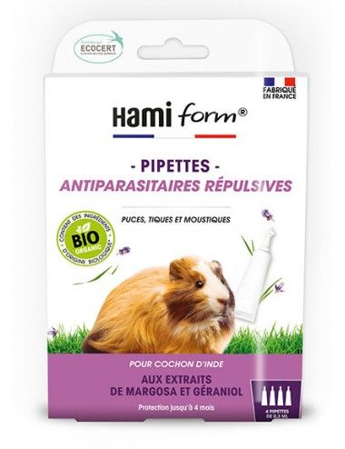 HAMIFORM - Pipettes Antiparasitaires pour cochon d'Inde