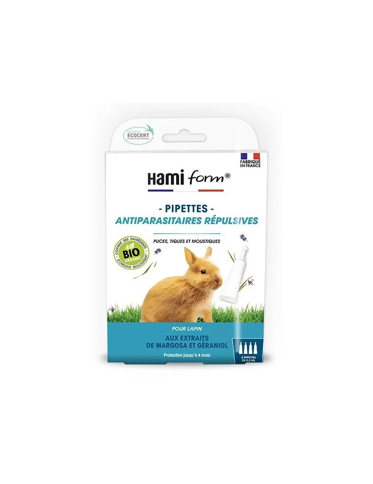 HAMIFORM - Pipetas Antiparasitárias para Coelhos