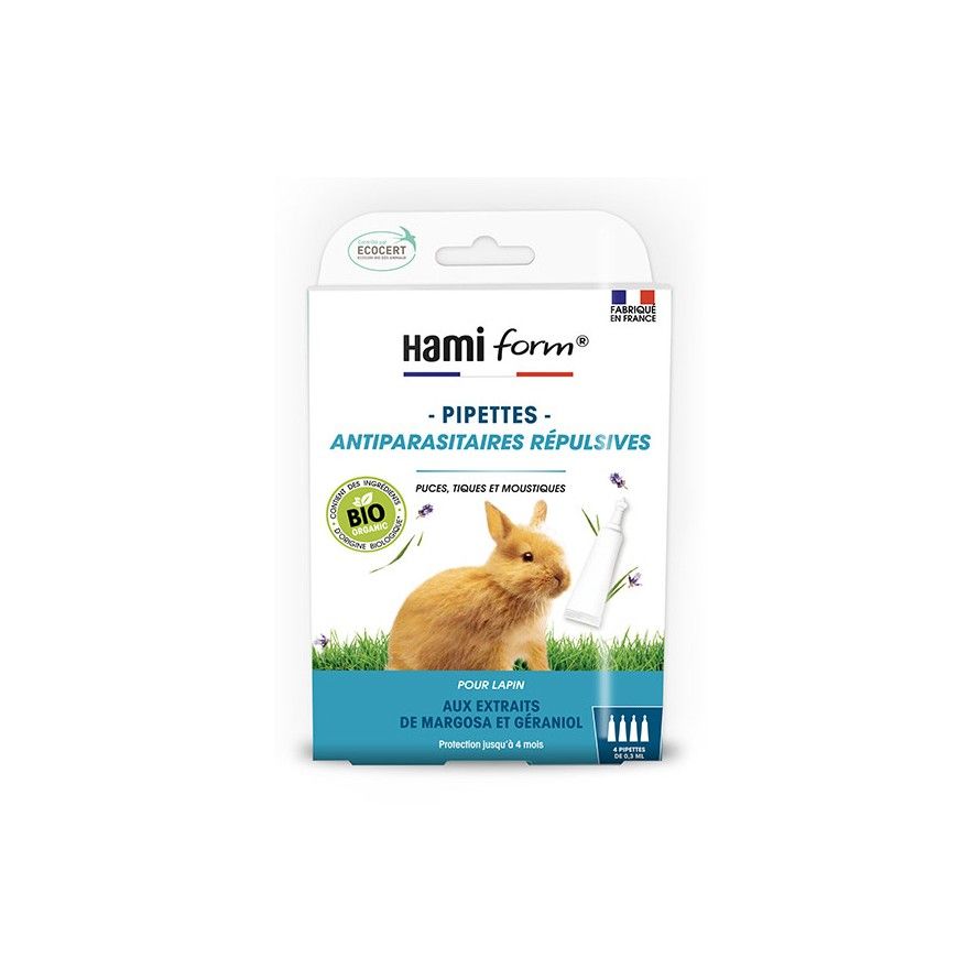 HAMIFORM - Pipetas antiparasitarias para conejos