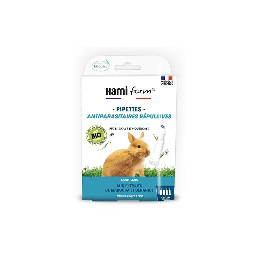 HAMIFORM - Pipettes Antiparasitaires pour Lapin HAMIFORM - Pipettes Antiparasitaires pour Lapin