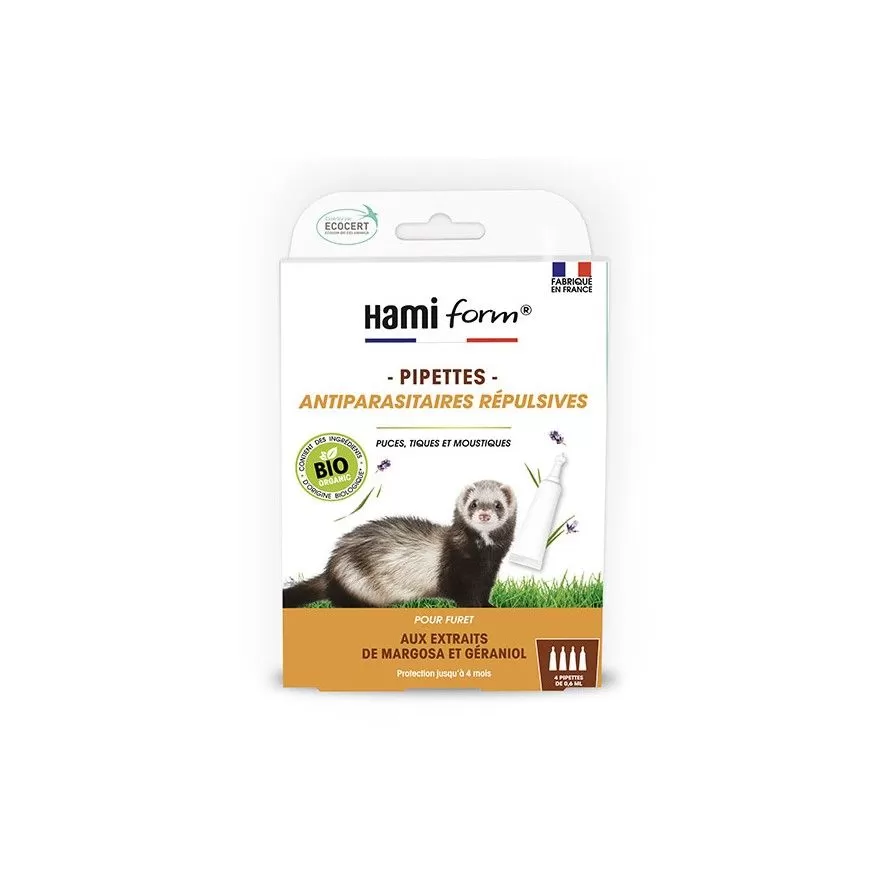 HAMIFORM - Pipettes Antiparasitaires pour Furet HAMIFORM - Pipettes Antiparasitaires pour Furet