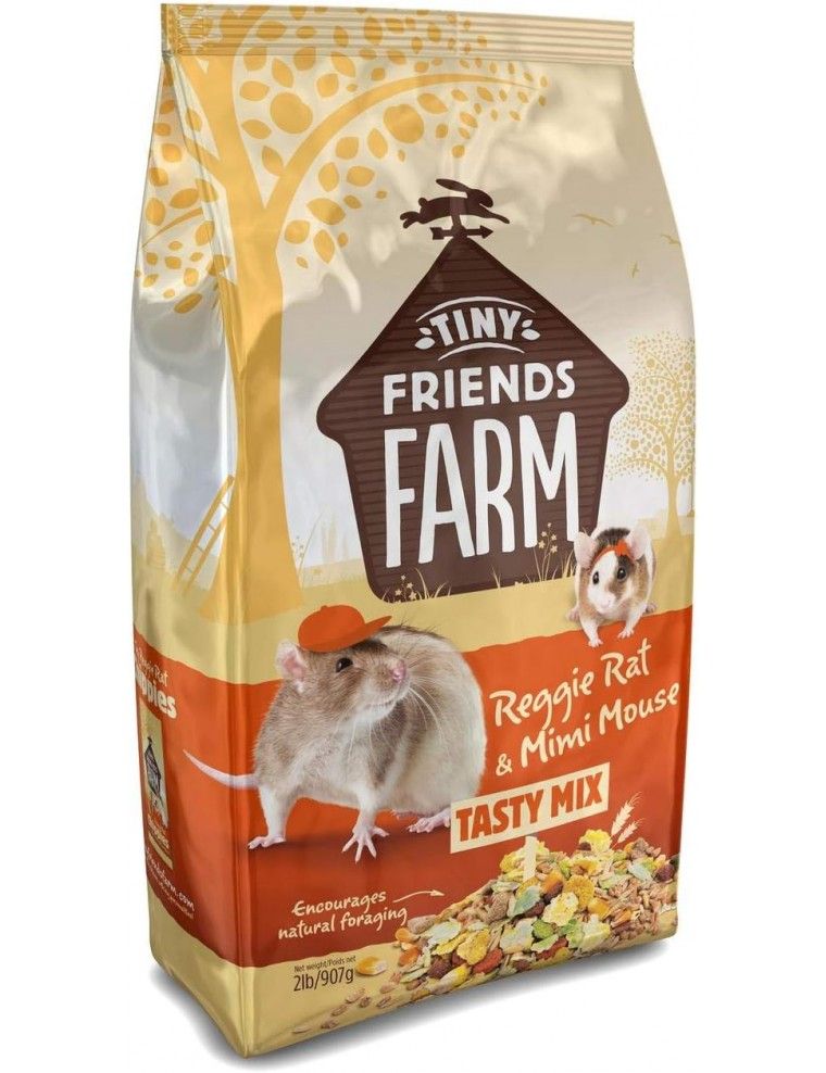 TINY FRIENDS FARM - Mistura saborosa de Reggie Rat e Mimi Mouse