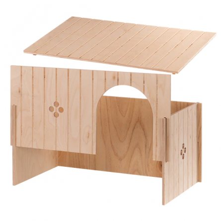 FERPLAST - Maisonnette en bois FSC™ pour Lapin