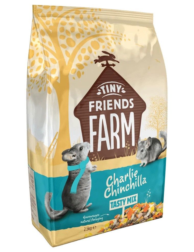 TINY FRIENDS FARM - Charlie Chinchilla Tasty Mix