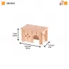 FERPLAST - Casa de madeira FSC™ para pequenos roedores